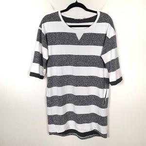 Ellison Terrycloth Sweatshirt Dress with Pockets